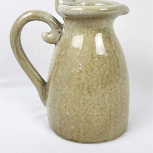 VINTAGE MCM TWINING SIAMESE CATS POTTERY PITCHER GLAZED CREAMER - Picture 5 of 9